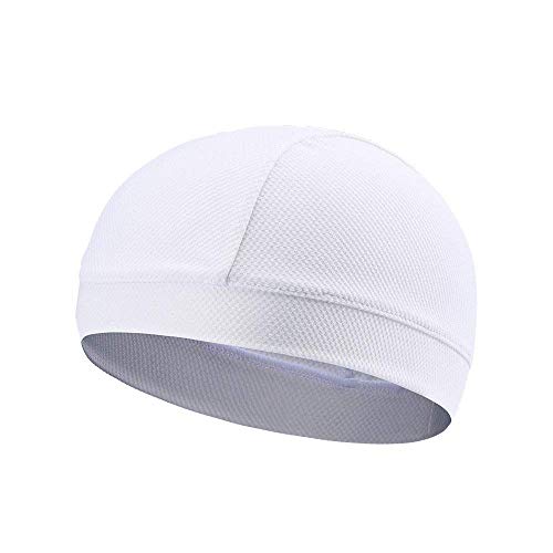 TOPLOR Moisture Wicking Skull Cap/Helmet Liner/Running Beanie Caps for Men - Motorcycle Cycling Breathable Dome Cap Sweatband