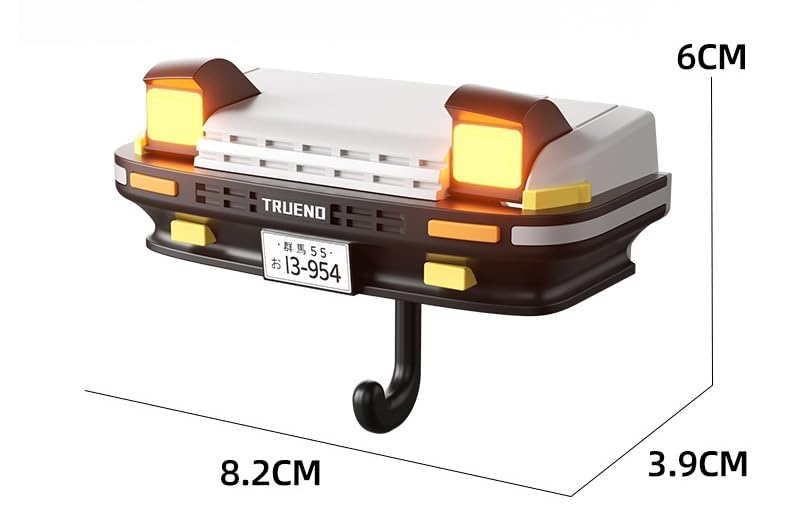 Stainless Steel Wall Mount Key Holder with Mail Organizer & Car Hood Keychain Hook - Modern Key Rack for Home, Office, and Car, Durable and Space-Saving Design (Nostalgic White Light-up Model)