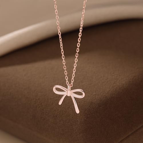 Collar de lazo en plata 925 ideal para regalo de mujeres y adolescentes 5