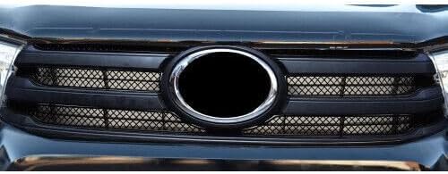Zunsport Compatible With Toyota Hilux (AN120 / AN130) - Upper Grill Set - Silver Finish (2015 -)