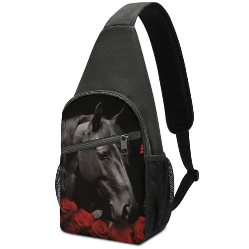 Mochila tipo bolso cruzado ligera para senderismo y viaje miniatura 1