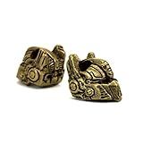 oleksandr.victory BEAD BRONZE PARACORD LEATHER LANYARD BEADS HAND-CAST METAL (Optimus Prime)