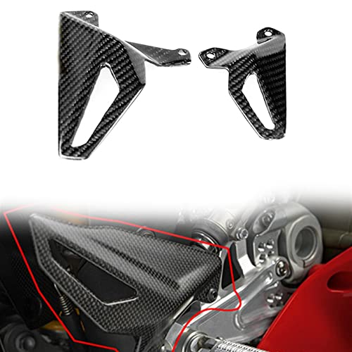 Protection de talon moto carbone plaque repose-pied Ducati Panigale V4S