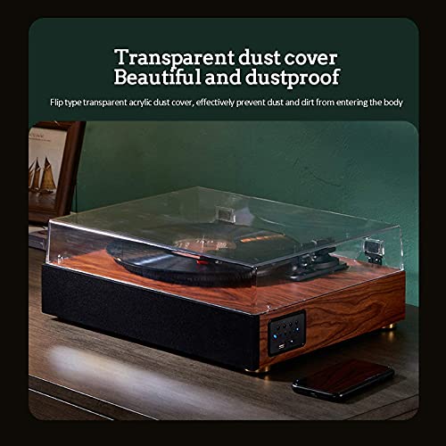 TAISK Tourne-Disque Bluetooth Tourne-Disque Vinyle Tourne-Disque avec Haut-parleurs intégrés pour disques vinyles 3… - Les Beatles, Paul McCartney, John Lennon, RIngo Starr, George Harrison TAISK Tourne-Disque Bluetooth Tourne-Disque Vinyle Tourne-Disque avec Haut-parleurs intégrés pour disques vinyles 3… – Image 4