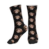 Calcetines Personalizados con foto Calcetines divertidos Regalos Personalizado con foto para mujeres y hombres, Socks Personalizada regalos divertidos para Cumpleaños Aniversario San Valentín Navidad