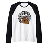 Photo Gallery black woman afro words melanin black history october gift maglia con maniche raglan Photo Gallery black woman afro words melanin black history october gift maglia con maniche raglan