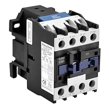 Heschen AC Contactor, CJX2-2501, 220V 50/60Hz Coil, 3P, 3 Pole, Normally Closed, Ie 25A, Ue 380V