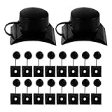 OSALADI 200 Stück Dichtungskappen mit Bohrschrauben Graue Befestigungskappen für Dachziegel Witterungsbeständige Montage ohne Ziegelabbau Langlebiges Zubehör für Dachrenovierung