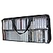 Evelots Cassette Tape Bag -See Thru Organizer Storage with Handles - Easy Carrying Case - No Dust or Moisture - Holds 50 Tapes with cases