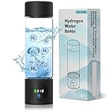 Hydrogen Water Bottle Generator, Portable Rechargeable aquahealth Hydrogen Water, Hydrogen Water Ionizer Machine, with SPE/PEM Technology, for Home Office Travel Fitness Drinking