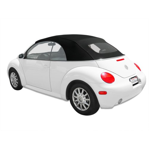 Sierra Auto Tops Convertible Top Replacement For Volkswagen Beetle 2003-2010, Manual Opening, German A5 Canvas, Black #TOP14