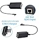 REVODATA Gigabit PoE zu USB-C Konverter Adapter, Typ-C Ausgang Strom & Ethernet 2 in 1, Max 45W 5V zu 20V Aufladen für Smart Phone/Tablet/Laptop, 1000 Mbps Rate, Plug & Play (GPD2CBT-20V)