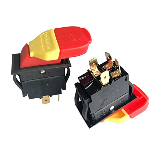 TANIDA Interruttore di Controllo dell'alimentazione Interruttori a Pulsante HY18, Interruttore a Pulsante elettromagnetico for Utensili elettrici 125 / 250V