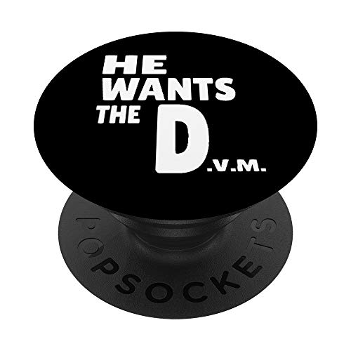 DVM Graduation Doctor Veterinary Medicine Vet Veterinarian PopSockets Grip and Stand for Phones and Tablets