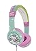 Produktbild OTL Technologies JUNIOR Kinder Kopfhörer Hello Kitty Unicorn (gepolsterte Bügel, Lautstärke Begrenzung auf 85 dB, buntes Comic Design, für Jungen und Mädchen) Türkis/Pink
