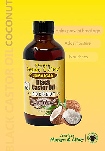Jamaican Mango Black Castor Oil, Coconut, 4 Ounce #TOP2