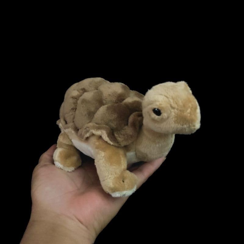 Tortue des Galapagos peluche réaliste de 27cm doudou doux