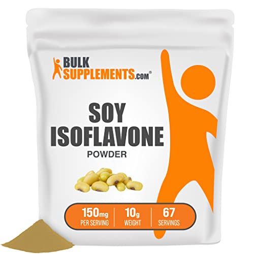 Bulksupplements.com Soy Isoflavones Powder - Supplement For Bone & Heart Health - Pure, Gluten Free - 150Mg Per Serving, 67 Servings (10 Grams - 0.35 Oz) #TOP9