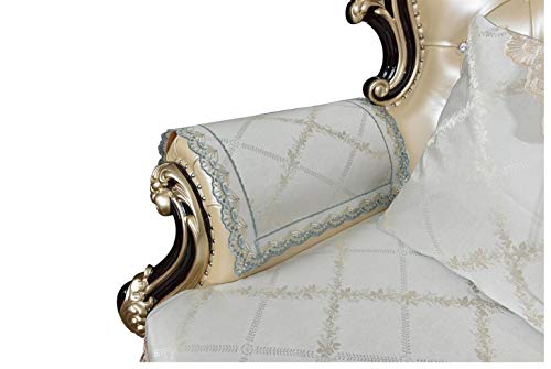 Sideli Luxury Sofa Arm Cover Armrest Covers Nonslip Jacquard Armrest Cover for Chair Couch Sofa Furniture Protectors Set of 2 (Light Green, 20 x24 Inches Sofa Armrest Cover-2 Pieces)