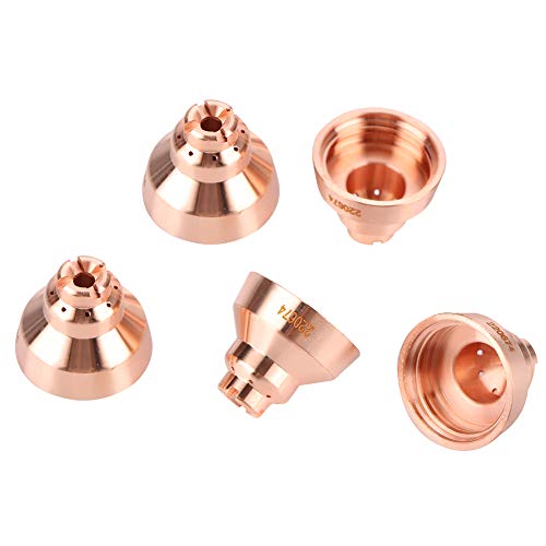 5 Stks Plasmasnijder, Ozgkee Plasma Shield Cup Cap Voor Max45 220674 Snijbrander Verbruiksartikelen Torch Lasser