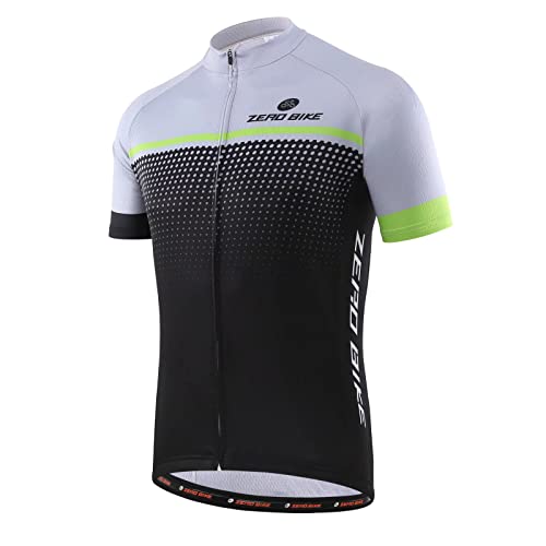 Hommes Vélo Cyclisme Respirant à séchage Rapide Maillots, Jersey Cycle Manches Courtes Veste Cover