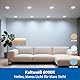 ZIZZLER LED Einbaustrahler 230V Flach, LED Spots 68-80mm Lochmaß, Kaltweiß Deckenspots, IP44 Einbauleuchten für Badezimmer Feuchtraum, 5W 6000K Einbauspots für Küche Schlafzimmer Wohnzimmer, 40er Set