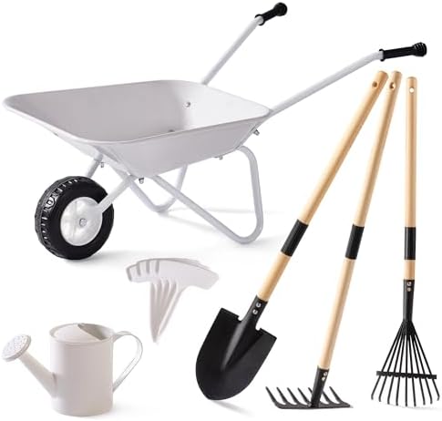 ROBUD Kids Gardening Tools Outdoor Toys Set Backyard Play with Ki...