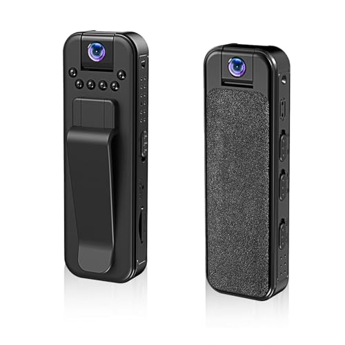 Image of 2MP WiFi Mini Pocket Camera 1080P Full HD Wearable Body Cam with Audio & Video Recording 32GB SD Card Support | Motion Alert | Loop Recording Portable Indoor /Outdoor Security Cam (Pocket Camera)