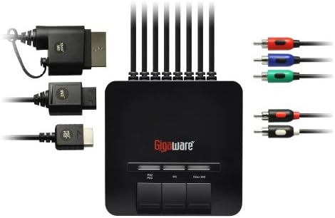 Gigaware Universal Gaming Component Cable With Switch 26-1542