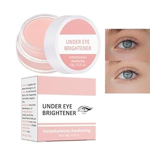 Under Eye Brightener,Elf Concealer,Elf Under Eye Brightener,Pink Powder Under Eye,Elf Colour Corrector Peach,Completely Covers Dark Circles 10g