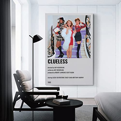 Enzd Clueless Movie Poster Posters For Room Aesthetic 90S Poster Decorative Painting Canvas Wall Art Living Room Posters Bedroom Painting 12X18Inch(30X45Cm) #TOP2