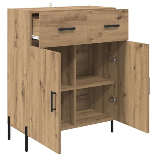 Mueble de salon de roble Artisan para organizar tu pasillo moderno 6