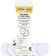 ImpressionZ 100Pcs Premium Cotton Rounds for Face – Hypoallergenic, Pure & Natural Makeup Remover...