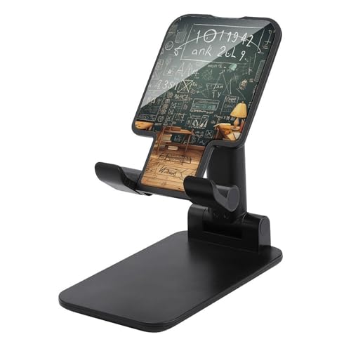 Support de téléphone pour cours en ligne et télétravail avec motif mathématique