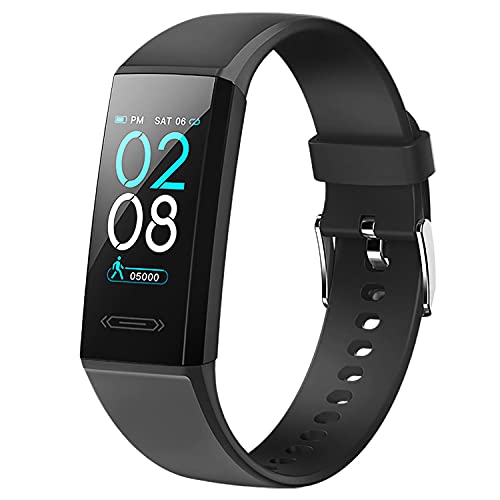 Flian Fitness Tracker, Step & Calorie Counter with Heart Rate Sleep Monitor,...
