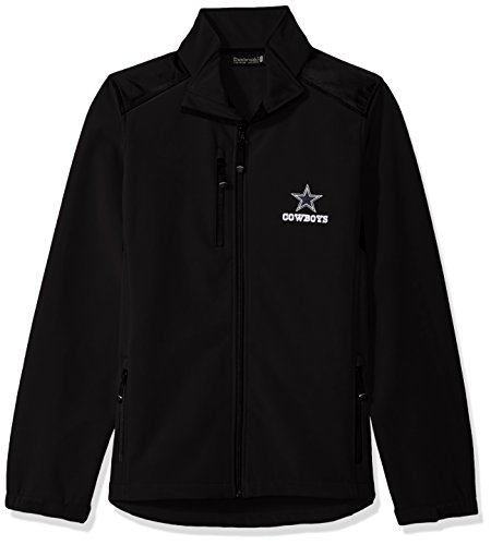 Dunbrooke NFL Dallas Cowboys Men's Softshell Jacket, X-Large, Black