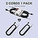 EP 2 Pack 6 ft 14/3C SJTW Appliance and Power Tool Cord, 14 Gauge 3 Prong Heavy Duty Replacement Power Supply Cord Cable, 110V 115V 120V AC Pigtail, 15A, 1875w