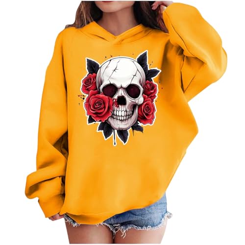 Girls Hooded Sweatshirts Cute Graphic Fashion Hoodies Long Sleeve Casual Soft Pullover Fleece Y2K Trendy Clothes
