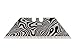 NDZ Performance Steel Blade Replacement for Utility Knife & Box Cutters, Custom Razor Blade, Double Sided Laser Engraved Designs, Black - Damascus, Single Pack