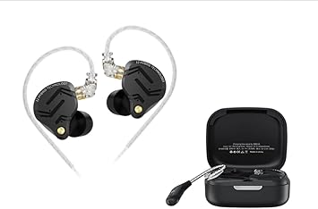 KZ ZS12 PRO X في مراقب الأذن ومحول بلوتوث KZ AZ09 IEM