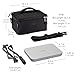 Bentgo Heat - Electric Lunch Bag & Food Warmer for Reheating Meals in Car, at Work & More - Heated Lunch Box Warmer for Adults, Students & Shift Workers, 12V/24V Auto & 120V Wall Cords (Carbon Black)