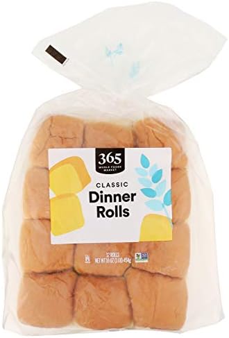 365 by Whole Foods Market, Rolls Dinner Classic 12 Count, 16 Ounce