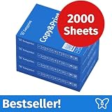 NOWOŚĆ! Easyprint papier do drukarek do kopiowania 2000 arkuszy 4 x 500 A4 Premium biały CIE 160 zwycięzca testu PEFC certyfikat ekologiczny