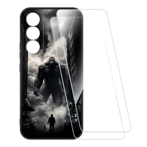 ESACMOT �v�����g�P�[�X + 2�������K���X�t�B���� Vivo V70 FE 5G V2550 �Ƃ̌݊�������, �Ռ��z���\�t�g�J�o�[ HD�N���A (�����X�^�[)