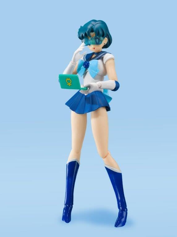 TAMASHII NATIONS - Pretty Guardian Sailor Moon - Sailor Mercury -Animation Color Edition-, Bandai Spirits S.H.Figuarts Action Figure by TAMASHII NATIONS - Image 3