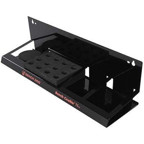 Silverline Tools 743801 Bench Cookie Plus Storage Rack, Black