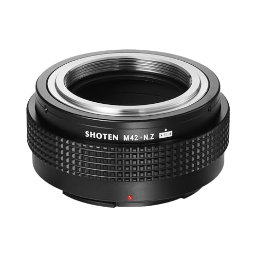 SHOTEN �}�E���g�A�_�v�^�[ M42-NZ E (M42�}�E���g�����Y �� Z�}�E���g�ϊ�) �݊��i M42�����Y�p �j�R��Z�J�����p Z�{�f�B �A�_�v�^�[ �d�q�ړ_ EXIF/�t�H�[�J�X�G�C�h�Ή� MF�⏕ �s�[�L���O�Ή� �I�[���h�����Y���p