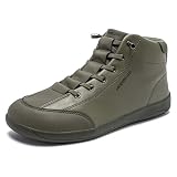 HOBIBEAR Leather Barefoot Mid-Top Boots