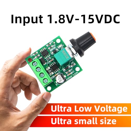 RioRand RR-PWM-15V Low Voltage Dc 1.8v 3v 5v 6v 12v Motor Speed Controller, 2A PWM - Thumbnail 5