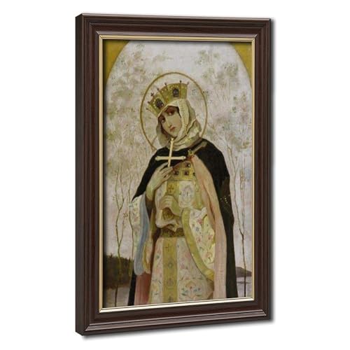 Impression sur toile Olga of Kiev WCYB de 20x30 cm pour la décoration d'un bureau
